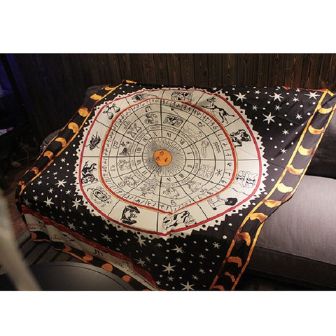 tarot tablecloth aspect astrology Constellation board game mat, sofa cover carpet OtsugeUranainandesu novelty decoration blanket