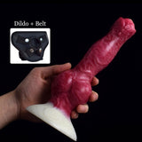 NNSX Big Knot Dog Dildo with Suction Cup for Women Sexy Toys Animal Glossy Swirly Patterns Flexible Anal Plug Silicone Sex Shop|Dildos|