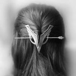 Unique Viking Black Oversized Crow Hair Clip Goth Punk Raven Wing Hairpin Jewelry