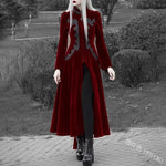 Renaissance Victorian Woman Jacket Medieval Steampunk Lace Coat Vintage Gothic Tuxedo Long Coat Halloween Costumes for Women