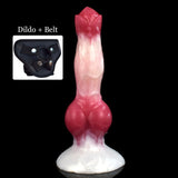 NNSX Big Knot Dog Dildo with Suction Cup for Women Sexy Toys Animal Glossy Swirly Patterns Flexible Anal Plug Silicone Sex Shop|Dildos|