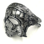 Steampunk Phantom Masquerade Cosplay Medieval Retro Mask Ball Half Face Men Punk Costume Halloween Party Costume Props