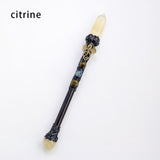 1PC Natural Amethyst Crystal Point Witch Wand Crystal Scepter Magic Wand Spirit Healing Gemstone Energy