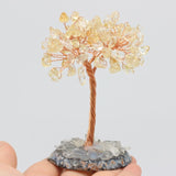 Natural Stone Tree Copper | Stones Tree Copper Wire | Tree Life Natural Stone - Natural
