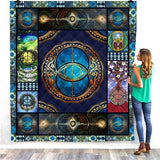 Viking Tattoo 3d Quilt Blanket For Kids Adults Bedding Throw Soft Warm Thin Office Blanket With Cotton Quilt Style-5 - Quilt