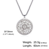 Celestial Guardians: Archangels Sigil Talisman Necklaces for Men and Boys - Stainless Steel Seal of Solomon Pendant Chains - Sacred Religious Amulet Jewelry