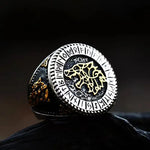 Vintage Fashion Viking Warrior Retro Wolf Totem Rings