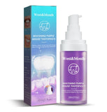 30ml New V34 Purple Whitening Fresh Breath Brightening Toothpaste Remove Stains Reduce Yellowing Care For Teeth Gums Oral Care