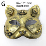 Steampunk Mask Phantom Masquerade Cosplay Ball Half Face Women Men Punk Costume Halloween Party Costume Props Decorate Accessory