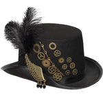 Steampunk Men Hat With Goggles Gay Top Hat Steampunk Bowler Top Hat Vintage Halloween Top Hat Gothic Carnival Nightclub