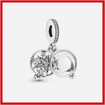 925 Sterling Silver Moment O Pendant Charm Fit Original Necklace Women DIY Charm Jewelry