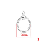 925 Sterling Silver Moment O Pendant Charm Fit Original Necklace Women DIY Charm Jewelry