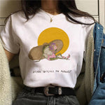 Clothes 90s Witch New Style Trend Short Sleeve Women T-shirts Cartoon Fashion Print Top Graphic Aesthetic Tshirt Female Tee - T-shirts