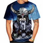 God of Odin 3D Digital Printing Shirt for Men's and Kid's 2022 Newest Unisex Custom All Over Print OEM and ODM Tops