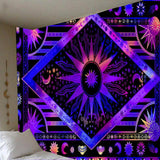 Psychedelic Dreamcatcher Moon Feather Tapestry Hippie Large Bohemian Mandala Tapestries Wall Cloth Carpet Ceiling Room Decor| |