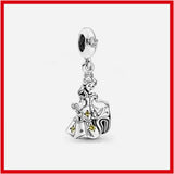 925 Sterling Silver Moment O Pendant Charm Fit Original Necklace Women DIY Charm Jewelry