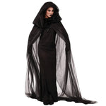 Halloween Costume Witch Witch Death Dress Amusement Carnival Party Costume Long Ghost Cape Vampire Costume For Women Costumes