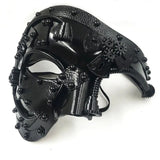 Steampunk Phantom Masquerade Cosplay Medieval Retro Mask Ball Half Face Men Punk Costume Halloween Party Costume Props