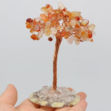 Natural Stone Tree Copper | Stones Tree Copper Wire | Tree Life Natural Stone - Natural