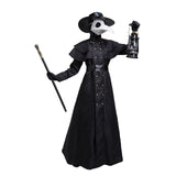 Carnival Halloween Couples Plague Doctor Costume Middle Ages War Nurse Bird Beak Playsuit Cosplay Fancy Party Dress - Cosplay Costumes