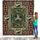 Viking Tattoo 3d Quilt Blanket For Kids Adults Bedding Throw Soft Warm Thin Office Blanket With Cotton Quilt Style-5 - Quilt