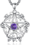 Tetragrammaton Necklace Wiccan Protection Amulet Pentacle Star Jewelry