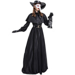 Carnival Halloween Couples Plague Doctor Costume Middle Ages War Nurse Bird Beak Playsuit Cosplay Fancy Party Dress - Cosplay Costumes