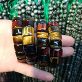 Natural Tiger Eye Stone Beads Bracelet Natural Gemstone Jewelry Bangle for Women for Man for Gift Wholesale !
