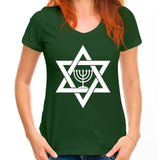 New Mens Jewish Menorah Relgion Star Of David T Shirt Design Cotton O Neck Family Cute Building Summer Formal Shirt - T-shirts