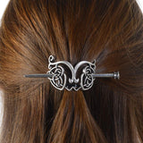 Viking Dragon Hair Hairpins Clips- Norse Celtic Knot Hair Accessories Hair Slide Hair Barrettes Irish Hair Decor for Long Hair Jewelry Braids Hair Stick With Dragon Design