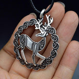 Vikings And Nordic Viking Handmade Talisman Deer Necklace
