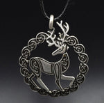 Vikings And Nordic Viking Handmade Talisman Deer Necklace