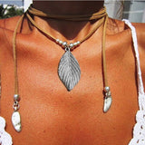 wrap necklace bohemian necklace Boho jewelry bohemian jewelry hippy jewelry bohemian necklaces