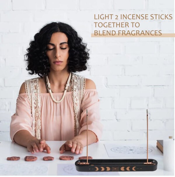 Wooden incense rack. Used for home decoration. Meditation Yoga