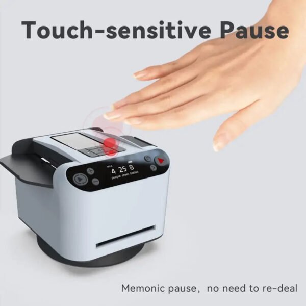 360°Rotating Automatic Card Dealer Machine Fast Accurate Card Dealing Device Automatic 2 in 1 Card Dealer Shuffler Tool
