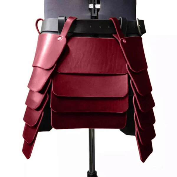 Medieval Viking Knight Leg Armor Leather Tassets Belt Renaissance Larp Celtic King Battle Skirt For Reenactment Cosplay Costume
