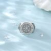 925 Sterling Silver Viking Compass Ring Opening Adjustable Amulet Ring