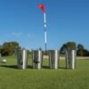 Golf Tumblers - Stainless Steel (Set of 4) - 16Oz Capacity - Unique Gift for Dads, Men, and Prize for Golfers. Designs Include Golf Cart, Glove/Tee, Driver, and Golfing Bag.