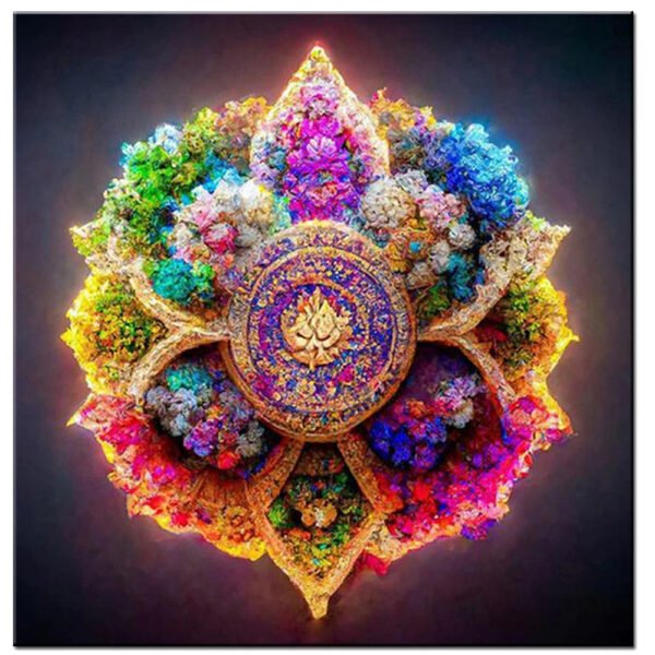 Mandala 5D DIY Diamond Painting Datura Kits Full Round Square Diamond Mosaic Embroidery Gift Home Decor Drop shipping X1119