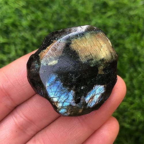 1 pcs Natural Labradorite Quartz Crystal Flower Skull Carved Skull Reiki Healing