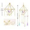 K9 crystal ball ab colour air bromeliad flower stand crystal lamp hanging sun catcher garden festival hanging decorations