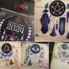 Calendar for a Magical 2024 Wall Calendar Creative Animals Witch Calendar New Year Monthly Planner Art for Wall Decoration