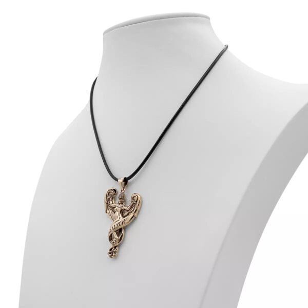 Bronze Lilith Pendant - Dryad Design Sumerian Demon Goddess Wiccan Pagan Jewelry