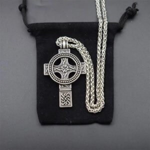 Celtics Knot Cross Pendant Necklace Christian Jewelry Religious Amulets Gift