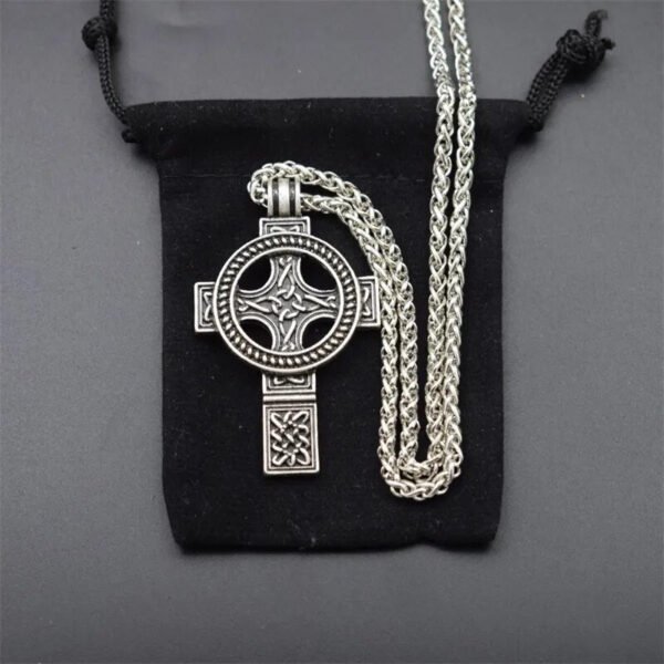 Celtics Knot Cross Pendant Necklace Christian Jewelry Religious Amulets Gift