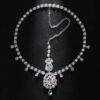 Bohemian Bridal Headband Crystal Waterdrop Headpiece Hair Chain for Women Wedding Rhinestone Forehead Jewelry Hair Accesories