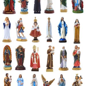 Jesus Statues/ Virgin Mary Figurine Sculpture Christian Wedding Gift Xmas Desktop Display Decors Renaissance Collection Gifts
