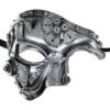 Steampunk Masquerade Ghost Cosplay Mask Mechanical Equipment Half Face Halloween costume Christmas party accessories Adult Gift