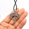 1 Handmade Amulet Slavic Lunula Norse Viking  Pendant Necklace XL-136