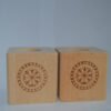 1 pair Wood Altar candle holders Pentacle wooden Candlestick with Viking compass runes ritual light holders witchcraft supplies Tarot &Divination